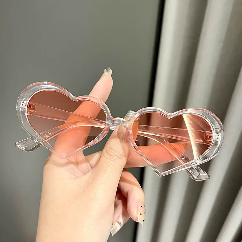 Glazzy Sonnenbrille Herzform, pink, Kunststoff, Kids, Vollrand - Bild 2