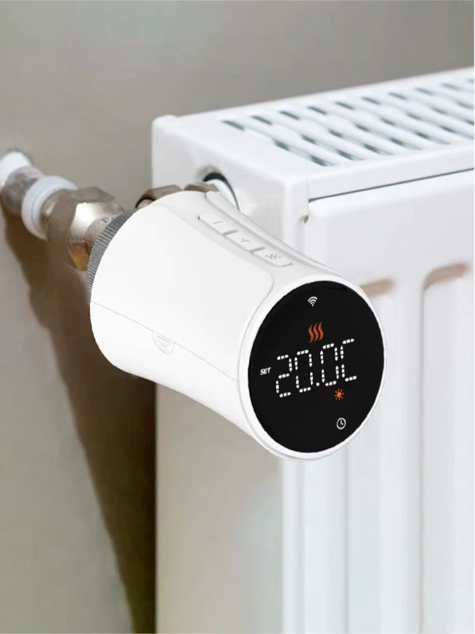 EZAIOT Smart Thermostatventil für Heizkörper, WiFi und Zigbee kompatibel, weiß, für Alexa und Google Home kompatibel - Bild 4