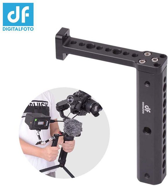 DF DIGITALFOTO VisionNH Griffplatte Halterung für DJI Ronin S in Schwarz - Bild 1