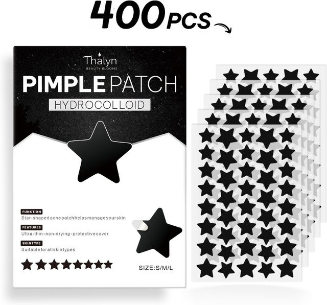 Black Star Akne Concealer Patch mit Teebaum, 400 Stück, Unisex - Bild 1