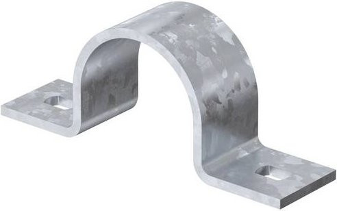 OBO Bettermann Befestigungsschelle aus Metall in Silber, 100 Stück - Bild 1