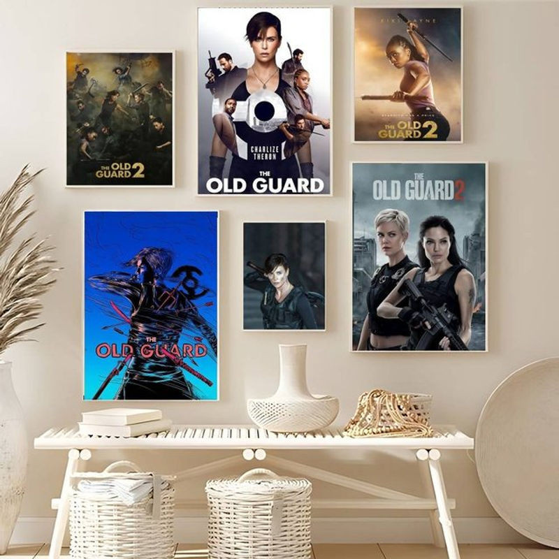 Kayou G-Guard Vintage Poster in HD-Qualität, mehrfarbiges Retro-Wandbild als Rahmenlose Wanddekoration für dein Zuhause - Bild 1