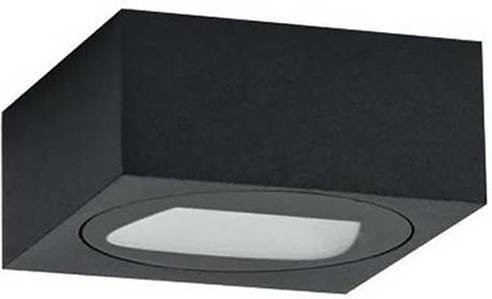 Brumberg LED-Wandleuchte modern in Schwarz aus Aluminium und Glas mit 4W - Bild 1