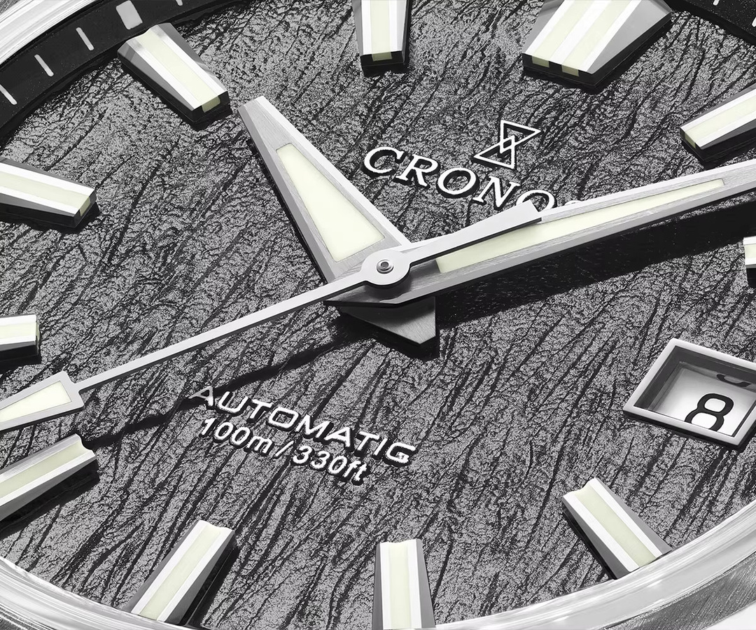 Cronos Armbanduhr Edelstahl, Automatik, 39 mm, Herren, Silber - Bild 4