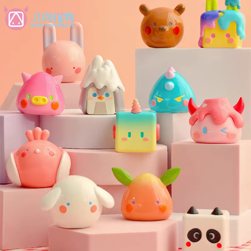 Bandai Shining Realm Geometrische Monster, Mini-Blindbag, Puppe, Überraschungsbox - Bild 1