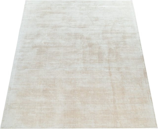 Vintage Teppich Gloria in Creme und Beige mit Silber-Akzenten aus Viskose, B/T: 120 x 170 cm - Bild 1