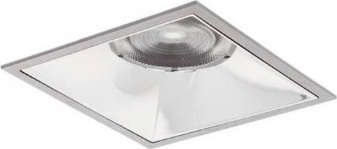 Brumberg LED-Einbauleuchte 40645165DA, quadratisch, dimmbar, Silber/Weiß - Bild 1
