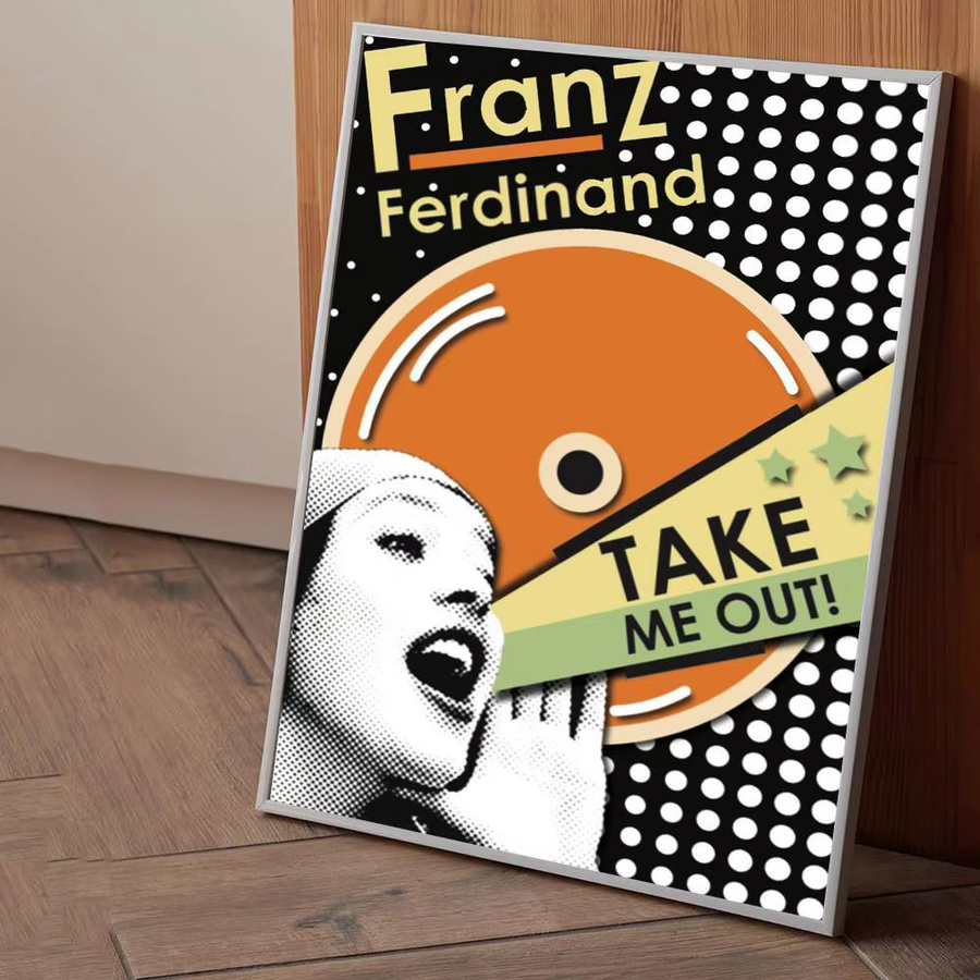 Franz Ferdinand Poster Aufkleber als wasserfeste Wandkunst in Mehrfarbig für dein Wohnzimmer oder Schlafzimmer - Bild 6