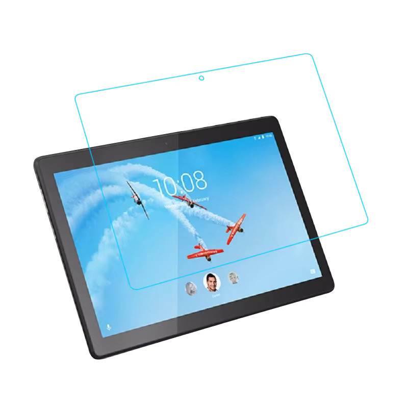 Displayschutzfolie aus gehärtetem Glas für Lenovo Tab M10 HD 2. Generation TB-X306 X505F X605F X605FC X605LC und M10 Plus X606F Tablet, transparent - Bild 2