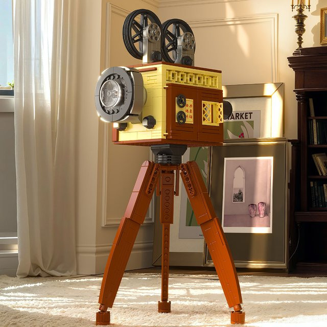 Doubuilt Mini-Baustein-Spielzeugmodell Heimprojektor und Kaffeemaschine in Multicolour - Bild 1