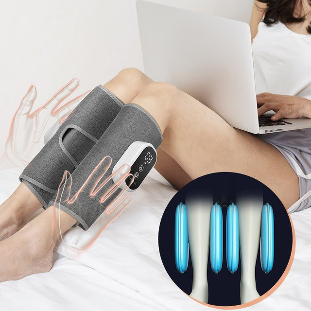 PASTSKY Wadenmassagegerät, kabellos, 3-Modus, grau - Bild 1