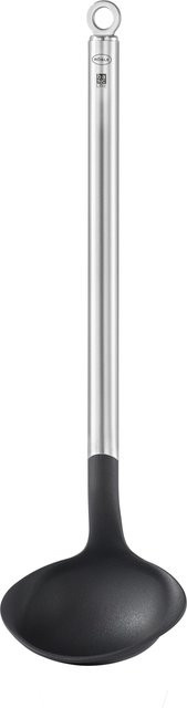 Soßenlöffel RÖSLE BASIC LINE aus Edelstahl und Silikon in Silber und Schwarz - Bild 1