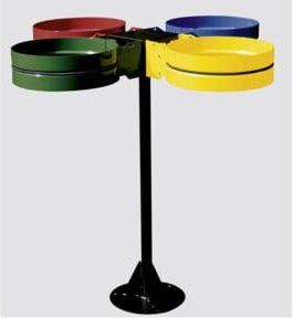 VAR Fuss für vier Wandgeräte in Multicolour - Bild 1