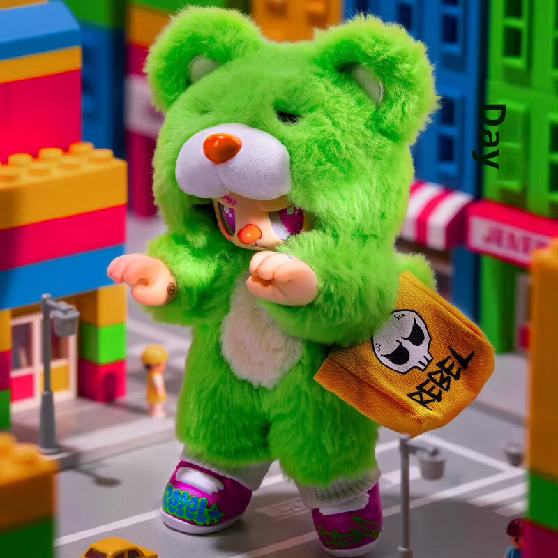 TAKARA TOMY Heißer Rebel Bär Tasche Anhänger, Plüsch Puppe, Blind Box - Bild 5