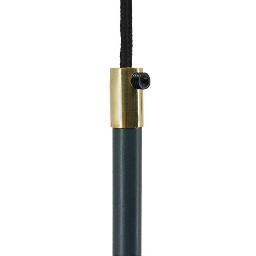 Kayoom Pendelleuchte Camielle in Dunkelblau aus Eisen und Kupfer mit E27 Fassung, B/H/T: 4 x 30 x 4 cm - Bild 2