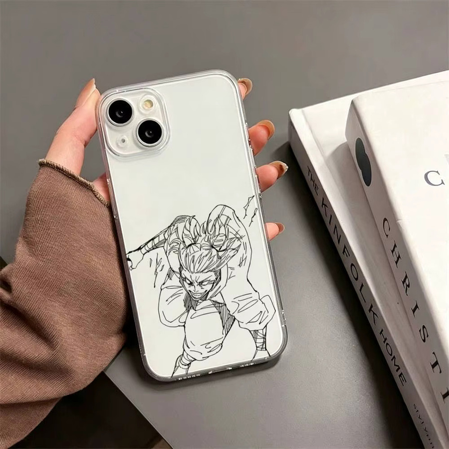 Hajime Kashimo Jujutsu Kaisen Handyhülle für iPhone 17 16 15 14 13 12 11 Plus Pro Max Transparente Weiche Schutzhülle - Bild 2