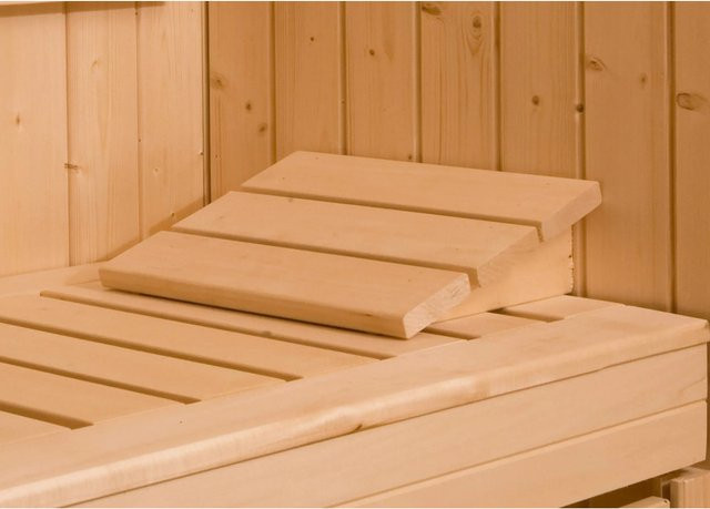 Weka Kopfstütze aus Lindenholz in Beige, B/L: 24 x 33 cm - Bild 1
