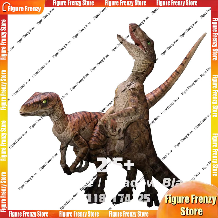 NANMU Studio Jurassic Dinosaurier-Actionfigur, Allosaurus/Raptor, ab 3 Jahren - Bild 2