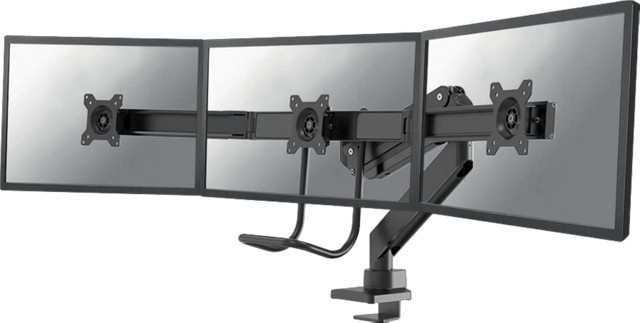Neomounts NM-D775DX3BLACK Monitorhalterung in Schwarz für 27 Zoll Bildschirme - Bild 1