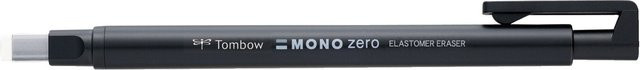 Tombow MONO Zero Radierstift mit eckiger Spitze in Schwarz - Bild 1