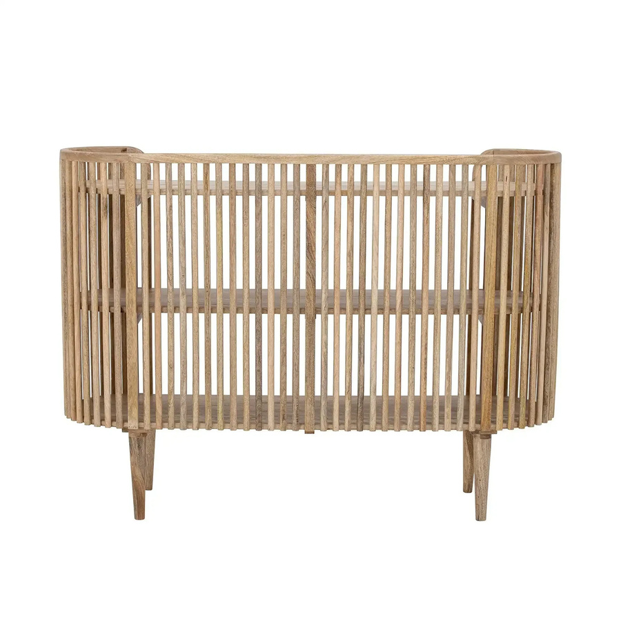 Bloomingville Bücherregal Sali aus Mangoholz in Natur/Beige, B: 105 cm, H: 152 cm - Bild 1