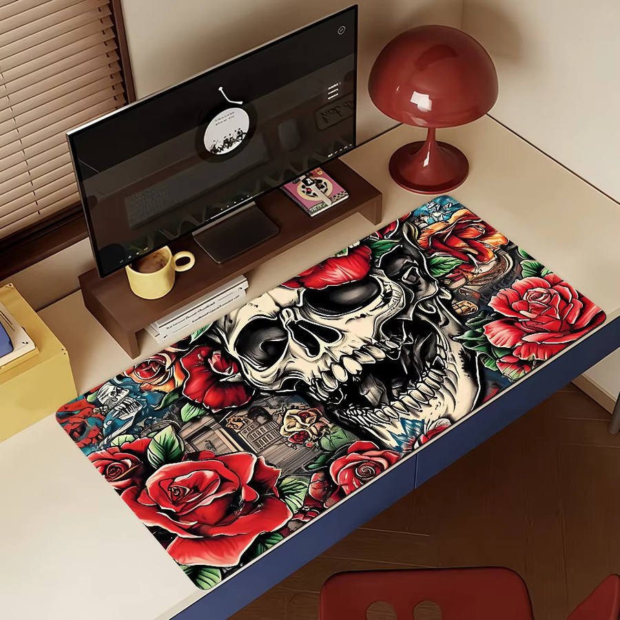 Ed Hardy Mauspad für Gamer und Computer in Multicolour, rutschfeste Schreibtischunterlage aus Gummi - Bild 4