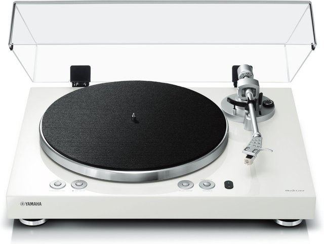 Yamaha MusicCast VINYL 500 Plattenspieler weiß mit Bluetooth und Riemenantrieb - Bild 1