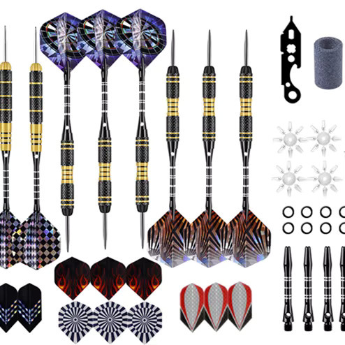 Yernea Dart-Set, 12-teilig, Metallspitzen, Bunt / Mehrfarbig - Bild 2