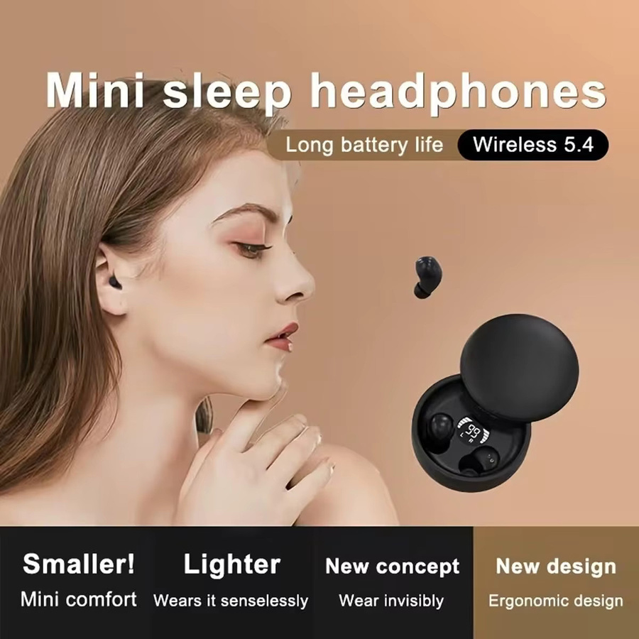 MEIYIXING DIGITAL TECHNOLOGY SK26 Bluetooth 5.4 In-Ear Kopfhörer Schwarz mit Schiebedeckel und Bass-Klangqualität - Bild 2