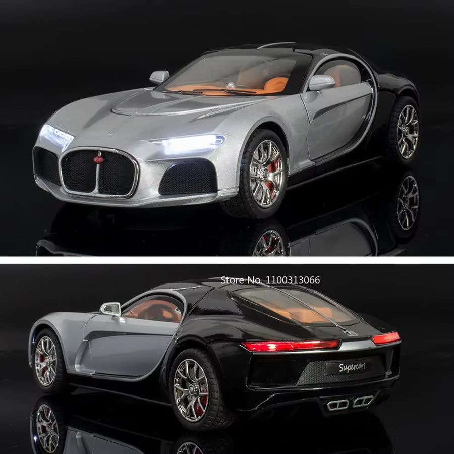 Bugatti Atlantic, Modellauto, Maßstab 1:24, mit Lichtton - Bild 6