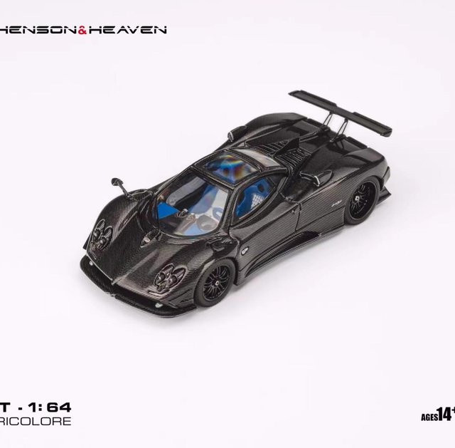 Linyi toy car Pagani Zonda Pagani Huayra Tricolore, Die-Cast Modell, 1:64, Metall, ab 14 Jahren - Bild 1