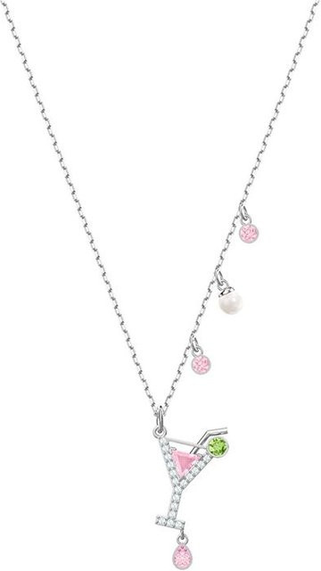 Swarovski Cocktail-Halskette, Silber, Kristall, Damen - Bild 1