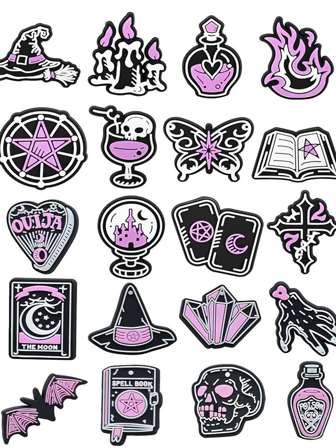 Lanxi League Schuh-Charms, Halloween Magic Series, Cartoon - Bild 5