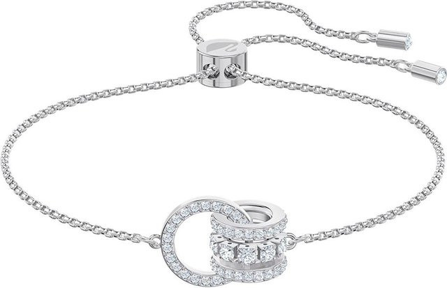 Swarovski Armband Damen, Weißgold, Kristall - Bild 1