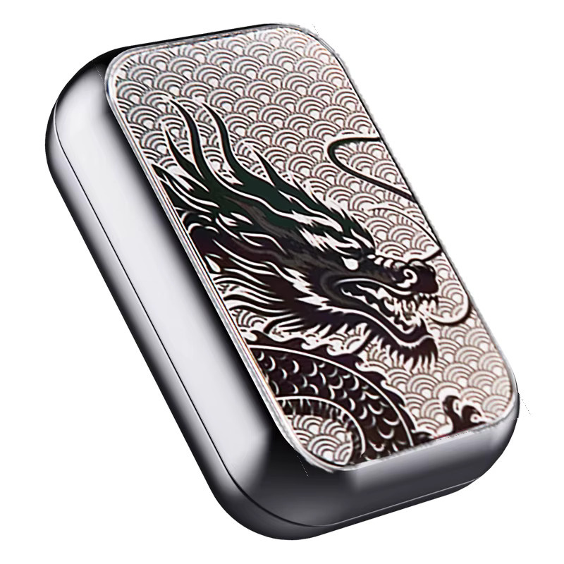 Dragon Plate EDC Fidget Toy, Magnetischer Unendlich-Positionierbarer Mechanischer Kartenschieber, Metall-Fidget-Spinner - Bild 4
