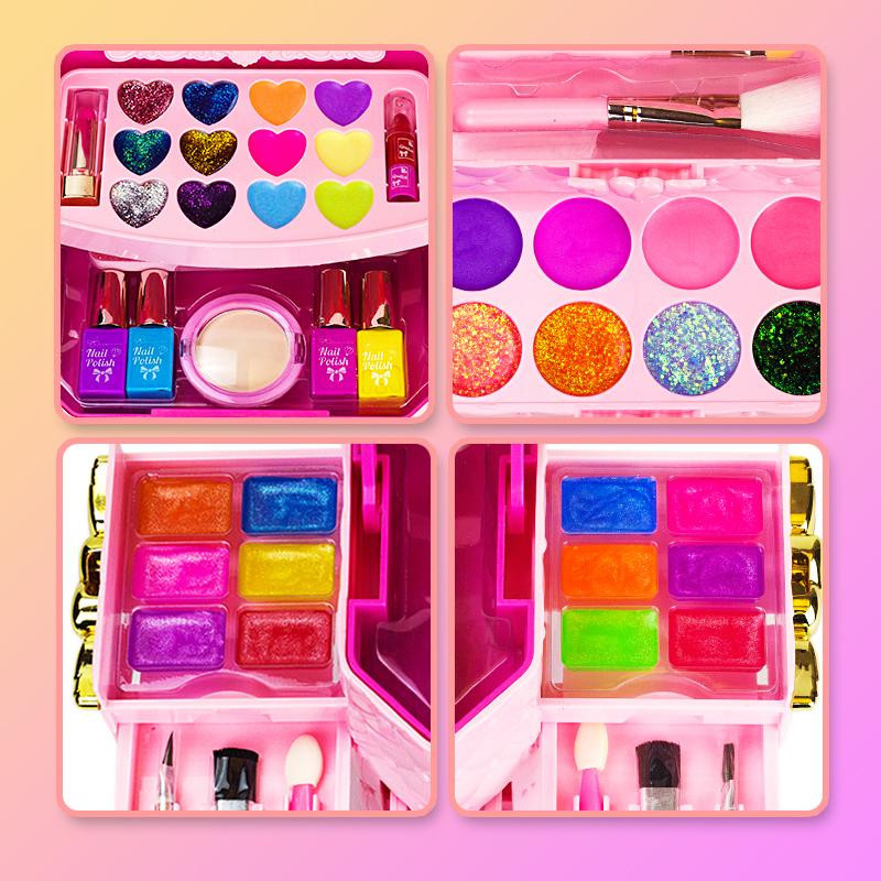 Mädchen Make-up Koffer Set Kosmetik Spielzeug - Bild 2