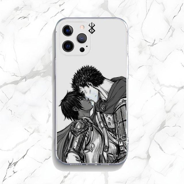 Mart08 Handyhülle Berserk Guts Casca Transparent Silikon für iPhone 16 15 14 13 12 11 Pro Max Plus XR XS X 7 8 SE Mini - Bild 1