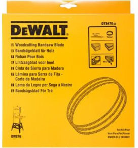 DeWalt Bandsägeblatt aus Edelstahl in Silber für Holz und Metall, 2215 x 4 x 0,6 mm - Bild 1