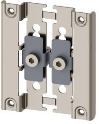 Siemens 3SU1950-0JE80-0AA0 Adapter in Silber und Sand aus Metall - Bild 1