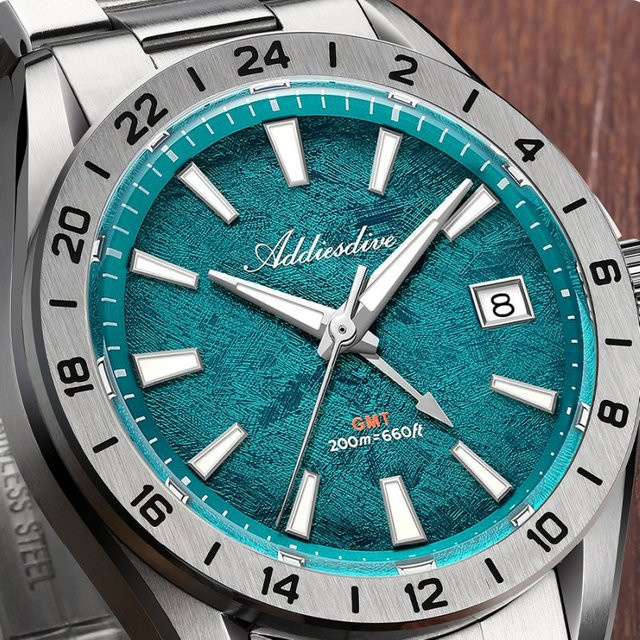 ADDIESDIVE Armbanduhr, Quarz, Edelstahl, Saphirglas, Herren - Bild 1