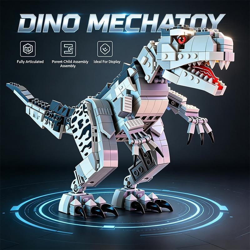 Linyi toy Tyrannosaurus Rex Mech Dinosaurier Bausteine ab 3 Jahren - Bild 4