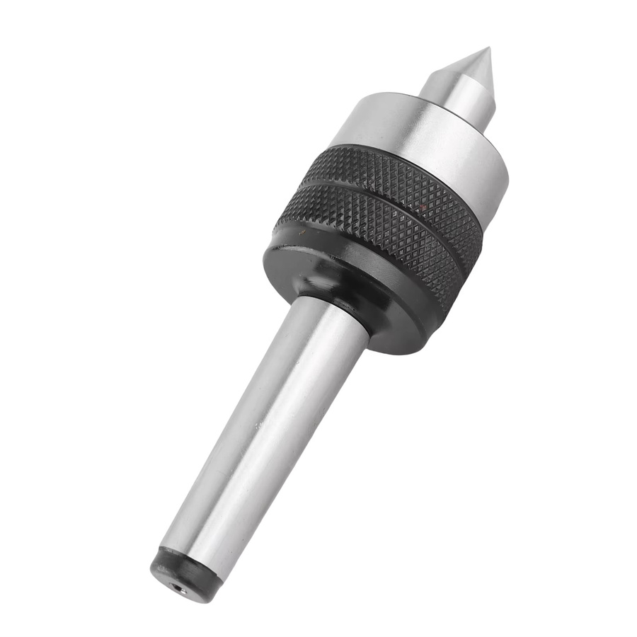 WALFRONT MT2 Live Center Precision Rotary Milling Center Drehmaschine Werkzeug in Schwarz und Silber - Bild 3