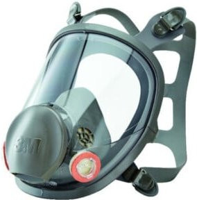 3M Atemschutz-Vollmaske 6800 Serie 6000 Gr. M, Grau, EN 136, ohne Filter - Bild 2