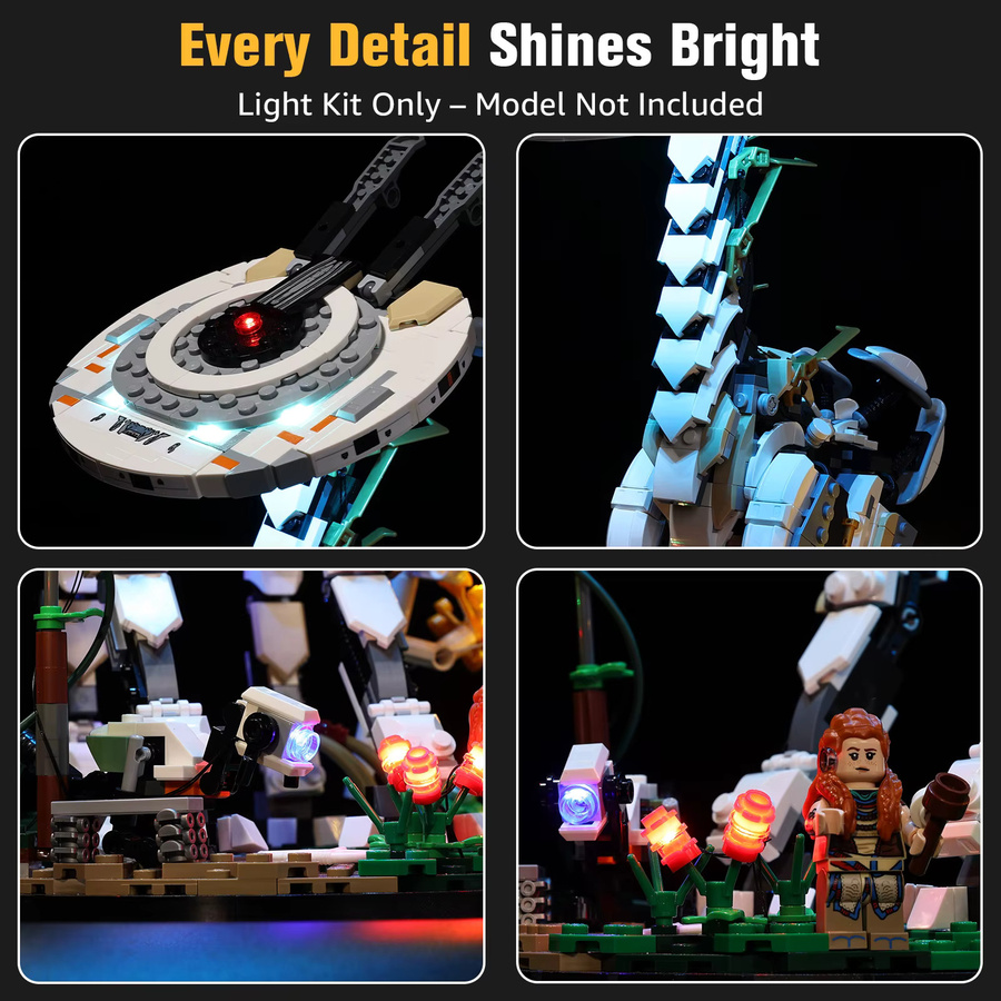LEGO Horizon Forbidden West Tallneck 76989, LED-Lichtset, Zubehör - Bild 2