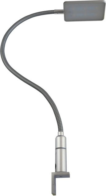 Kalb LED Bettleuchte Silbergrau, dimmbare Leseleuchte mit flexiblem Schwanenhals und Touch-Funktion, 4W Warmweiß - Bild 1
