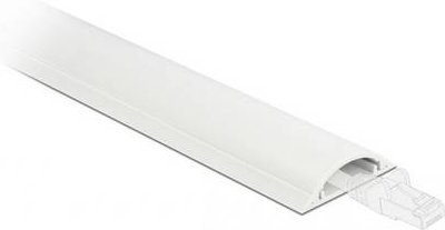 Delock Kabelkanal aus PVC in Weiß, L x B x H: 100 x 50 x 12 cm - Bild 1
