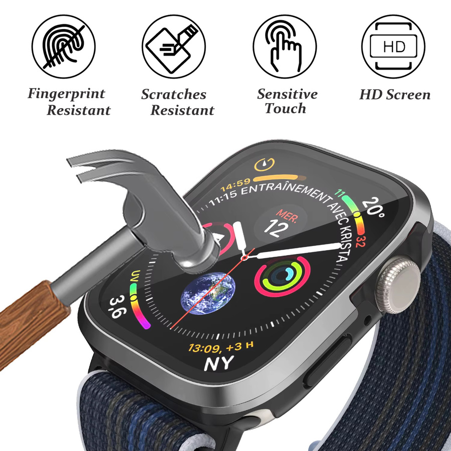 Apple Uhrenzubehör Gehäuse Metall, Schwarz - Bild 2