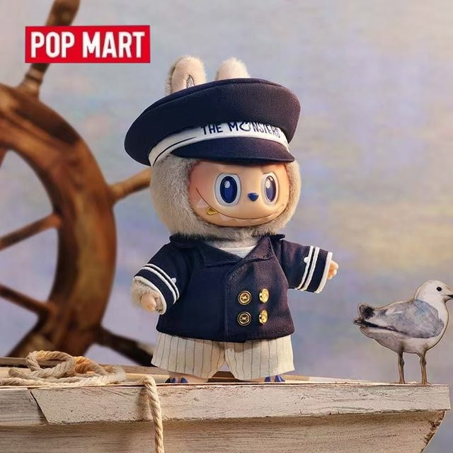 POPMART THE MONSTERS DEVLIEGENDE LABUBU Captain Series, Vinyl-Plüschfigur, Einzelfigur - Bild 1