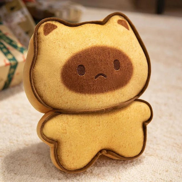 BC Pet Supplies Kawaii Toast Katze Plüschtier, 17cm - Bild 1