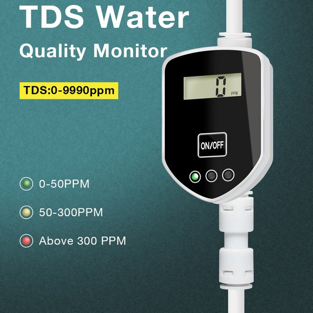 JUANJUAN Digitales TDS-Messgerät zur Wasserqualitätsmessung in Weiß - Bild 1